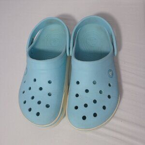 Crocs Crocband II Clogs Iced Blue Unisex Sandals Size Women's 7 Men's 5